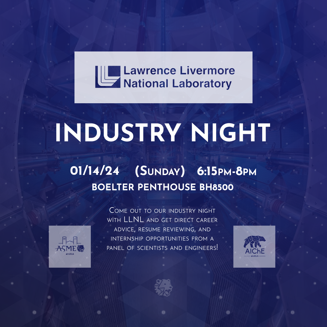 Industry Night with Lawrence Livermore National Laboratory (LLNL)