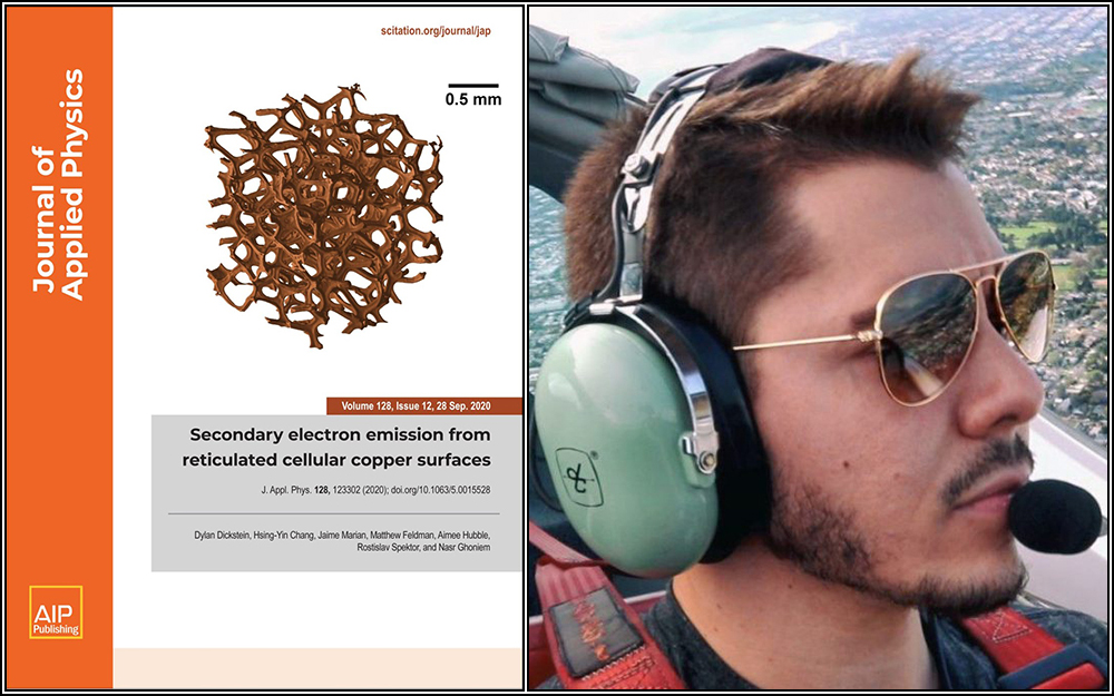 MAE Ph.D. Candidate Dylan Dickstein Lands on the Cover of the Journal of Applied Physics