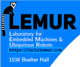 Open House: Laboratory for Embedded Machines and Ubiquitous Robotics