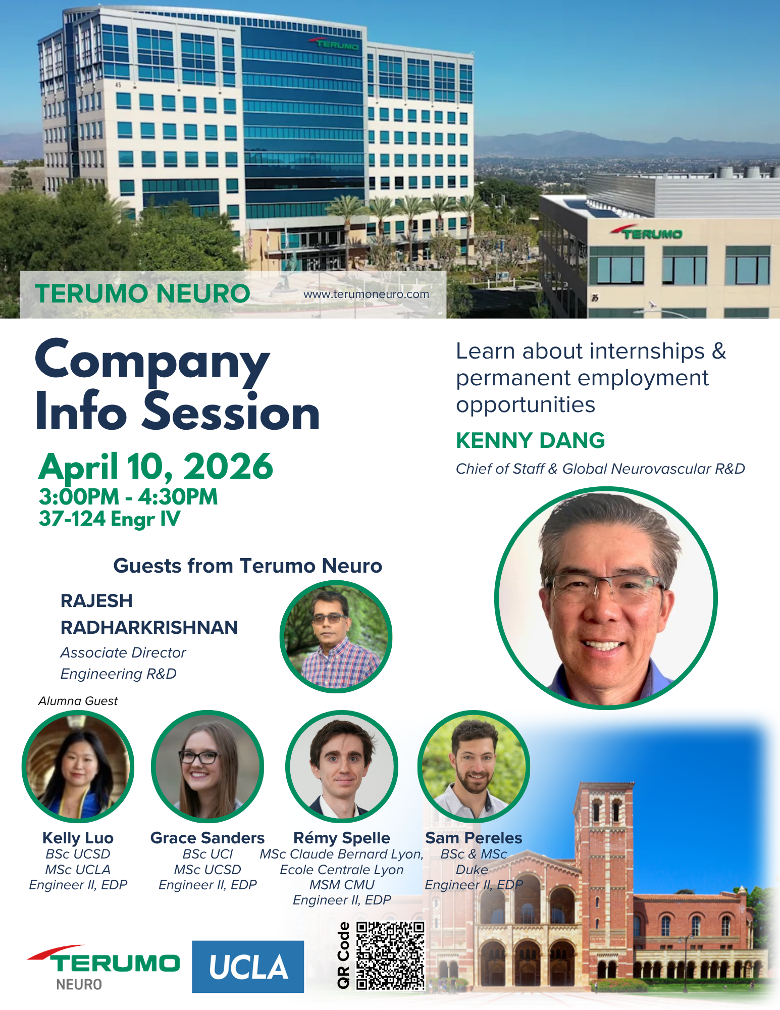 Terumo Neuro Infosession for UCLA Students